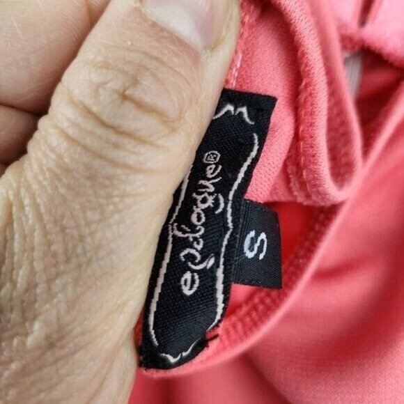 Vintage 90s Epilogue Womens Halter Dress Small Pink Asymmetrical Gilmore Girls - Picture 8 of 8